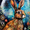 Charles Sainsbury Plaice Stationery<Greeting Card - Hare Dreams by A.K. Skipsey