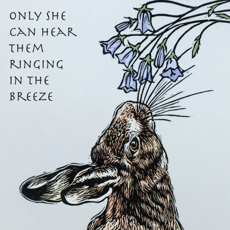 Charles Sainsbury Plaice Stationery<Greeting Card - Listener by Colin Blanchard