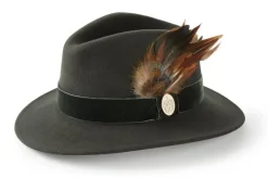 Hicks u0026 Brown Hats|Hats<Hicks & Brown Chelsworth Fedora (Coque & Pheasant Feather)