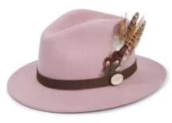 Hicks u0026 Brown Hats|Hats<Hicks & Brown Suffolk Fedora Hat (Gamebird Feather)