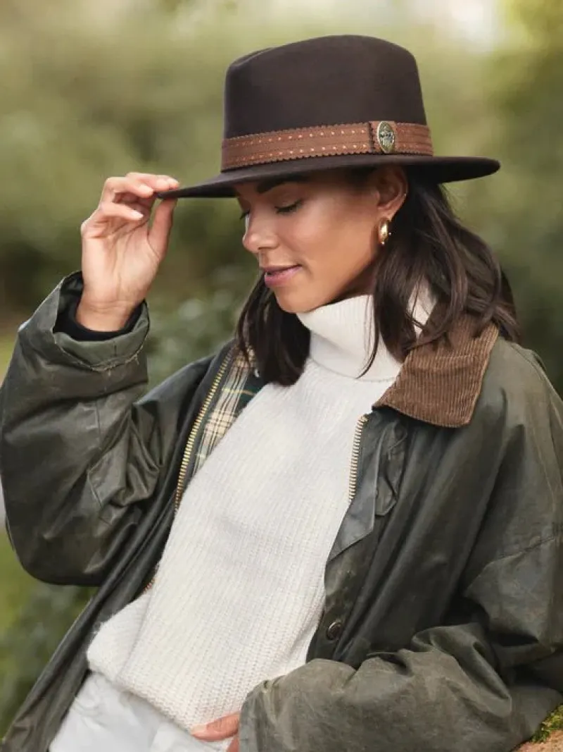 Hicks u0026 Brown Hats|Hats<Hicks & Brown X Fairfax & Favor Wavney Fedora