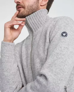 Holebrook Sweden Jackets & Coats|Sweaters & Fleeces<Holebrook Mans Zip Windproof Jumper