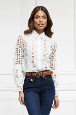 Holland Cooper Shirts & Tops|Shirts & Tops<Broderie Lace Shirt