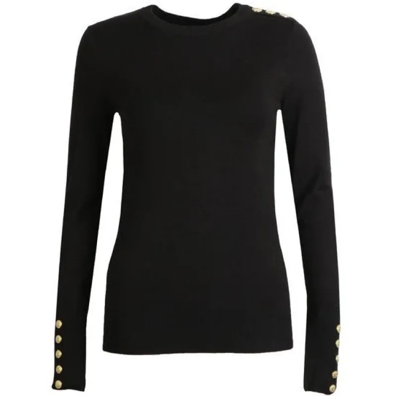 Holland Cooper Sweaters & Jumpers|Shirts & Tops<Button Knit Crew Neck