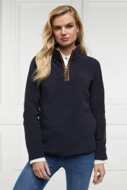 Holland Cooper Sweaters & Fleeces|Sweaters & Jumpers<Country Fleece Half Zip Sweater