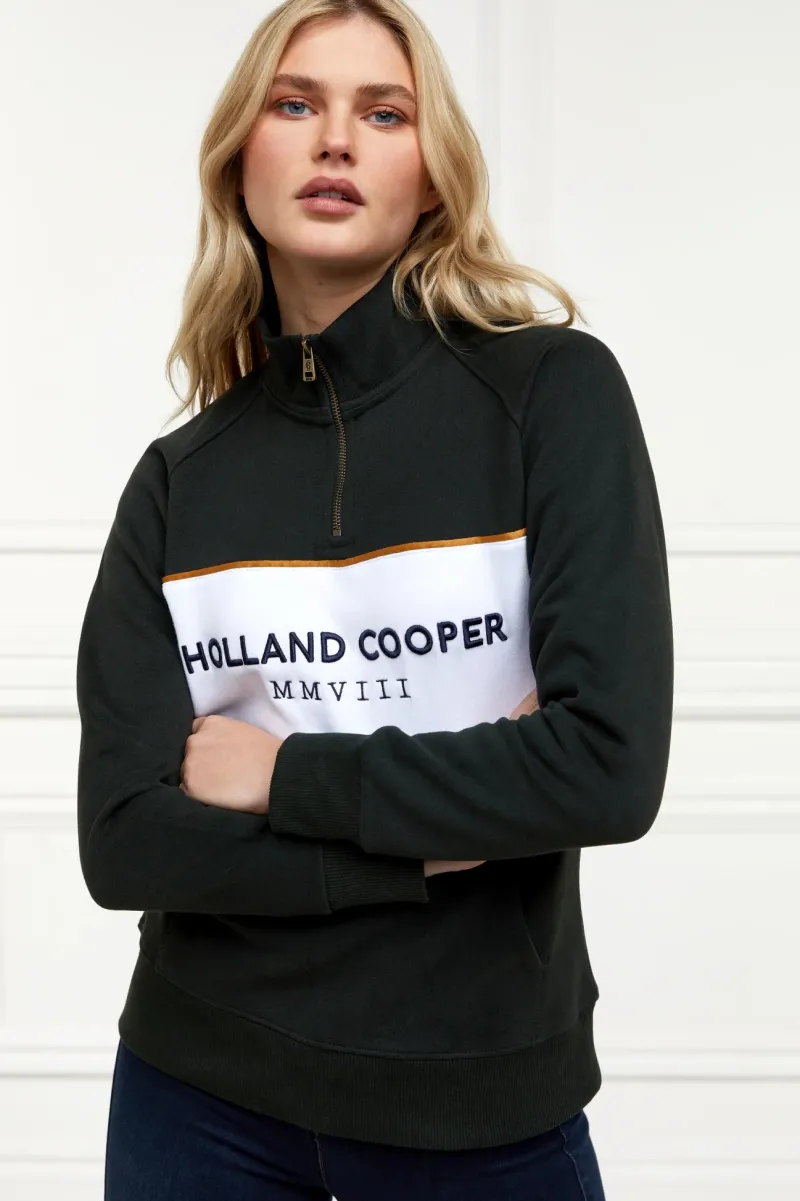 Holland Cooper Sweaters & Fleeces|Sweaters & Jumpers<Womens Sporting Heritage Zip Henley