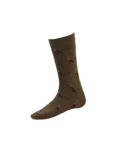 House Of Cheviot Socks<Pheasant Socks
