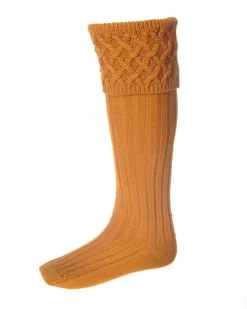 House Of Cheviot Socks|Socks<Rannoch Sock Ochre