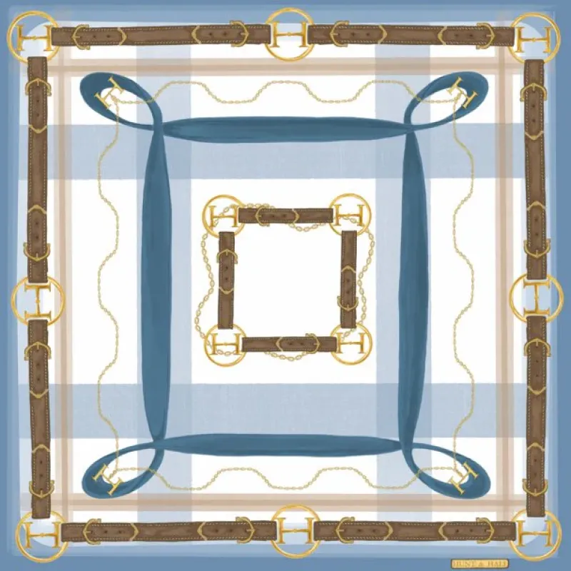 Hunt u0026 Hall Scarves|Scarves<Hunt & Hall Women's Leadenham Silk Scarf