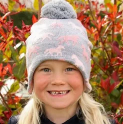 Hy equestrian Accessories|Hats & Scarves<Flaine Children's Bobble Hat