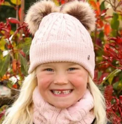 Hy equestrian Hats & Scarves<Morzine Children's Bobble Hat