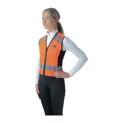 Hy equestrian Hi-viz<"Please Pass Wide & Slow" HyVIZ Waistcoat