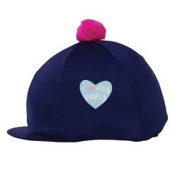 HY Riding Hat Accessories|Accessories<Kids I Love My Pony Hat Silk by Little Rider