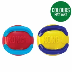Trilanco Dog Toys<Kong Jaxx Brights Ball Rope Assorted Colours
