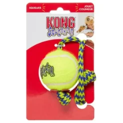 Trilanco Dog Toys<Kong Squeakair Ball With Rope Medium