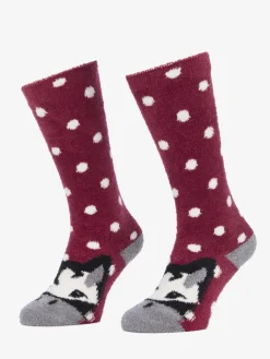 LeMieux Socks|Socks<Fluffy Character Socks AW24