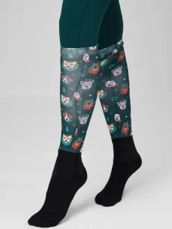 LeMieux Socks|Socks<Footsie Socks - Christmas Dogs