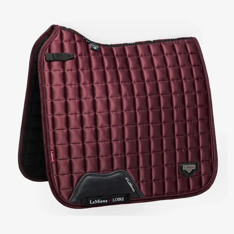 LeMieux Saddlepads & Numnahs<Loire Satin Classic Dressage Square Saddle Pad