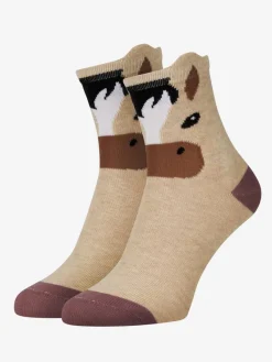 LeMieux Socks<Mini Character Socks 2 Pack
