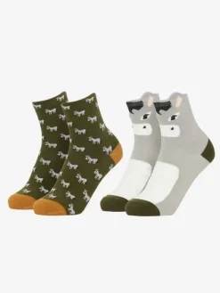 LeMieux Socks|Socks<Mini Character Socks 2 Pack AW24