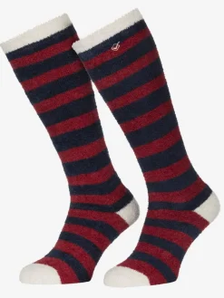 LeMieux Socks|Socks<Sophie Stripe Fluffies