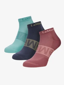 LeMieux Socks|Socks<Trainer Socks Pack 3 SS25