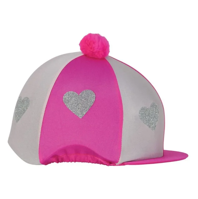 Battles Riding Hat Accessories|Riding Hat Accessories<Love Heart Glitter Hat Cover by Little Rider