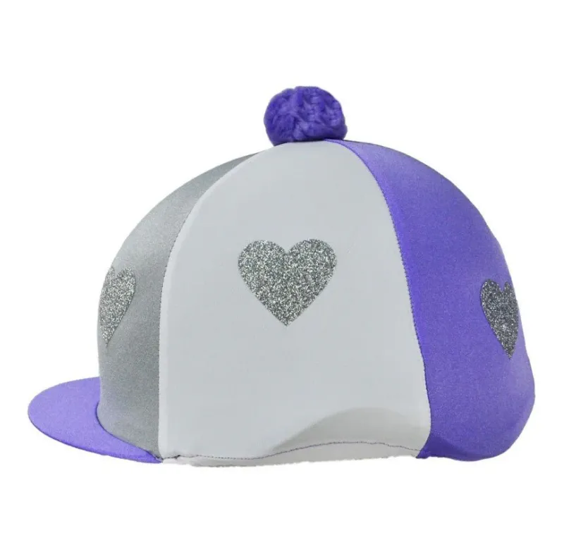 Battles Riding Hat Accessories|Riding Hat Accessories<Love Heart Glitter Hat Cover by Little Rider
