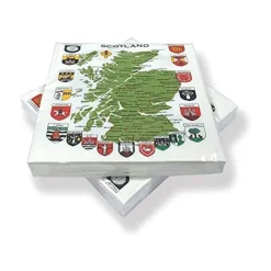 Du0026C Supplies Homeware<Map Of Scotland Paper Napkins (20)