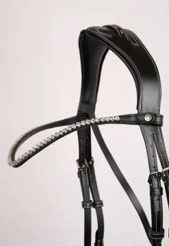 Montar Bridle Parts<Curved Crystal Browband