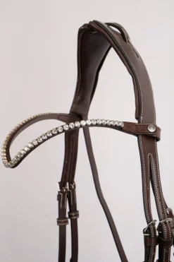 Montar Bridle Parts<Curved Crystal Browband