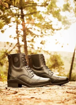 Mountain Horse Women's Leather Boots|Jodhpur Boots<Aurora Back Zip Laced Front Paddock Boot