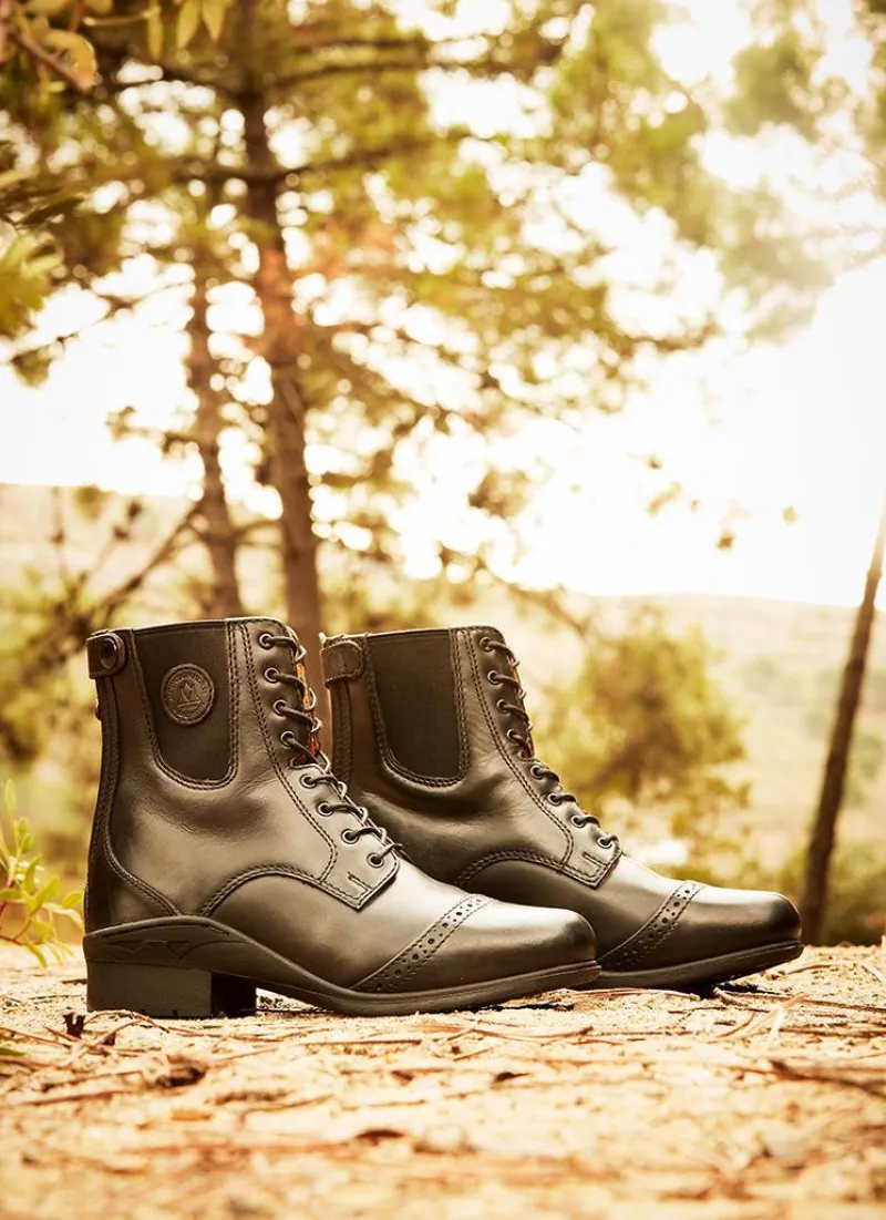 Mountain Horse Women's Leather Boots|Jodhpur Boots<Aurora Back Zip Laced Front Paddock Boot
