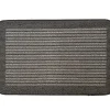 Phoenox Textiles Homeware<My Mat Utility Patterned Stripe Characoal 50x80cm