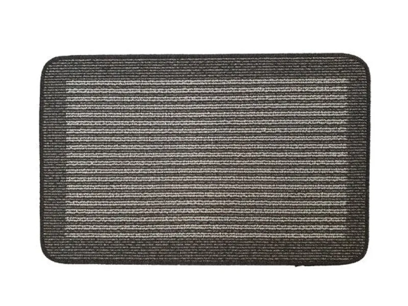 Phoenox Textiles Homeware<My Mat Utility Patterned Stripe Characoal 50x80cm