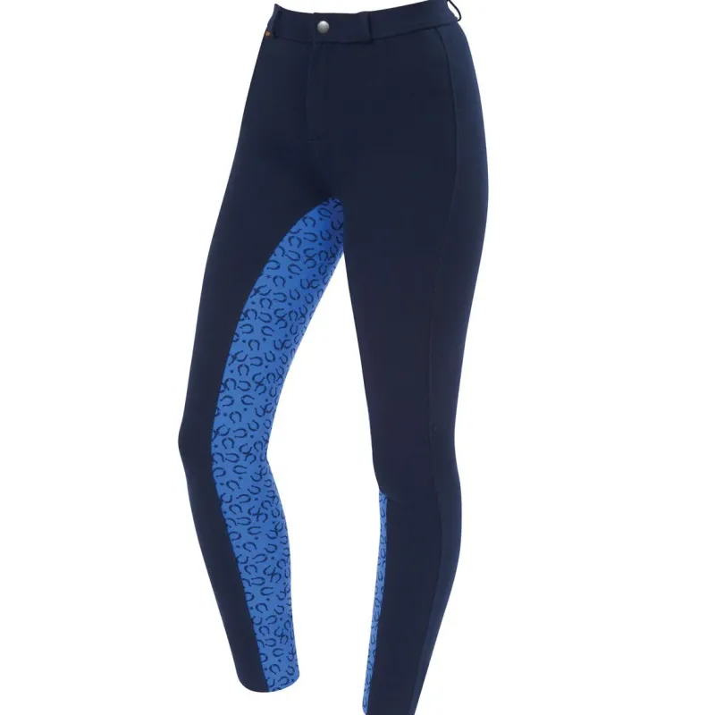 Saxon Accessories|Jodhpurs & Breeches<Junior Warm Up Cotton Euro Seat Jodphurs