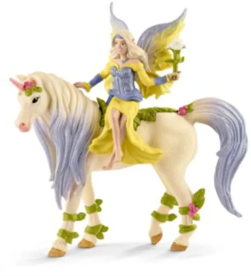 Schleich Toys<Fairy Sera with Blossom Unicorn