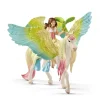 Schleich Toys<Fairy Surah with Glitter Pegasus