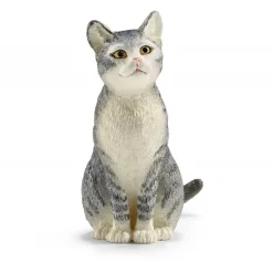 Schleich Toys<Grey Tabby Cat
