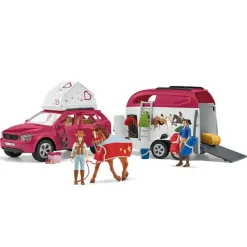Schleich Toys<Horse Adventures Play Set with Car & Trailer