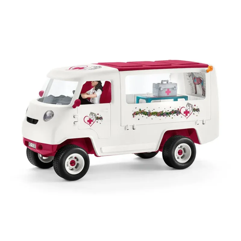 Schleich Toys<Horse Club Mobile Vet with Hanoverian Foal