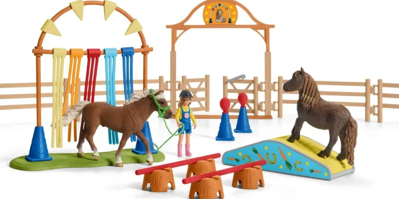 Schleich Toys<Pony Agility Training