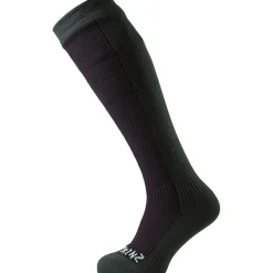 SealSkinz Socks|Socks<Hiking Mid Knee Black/Racing Green