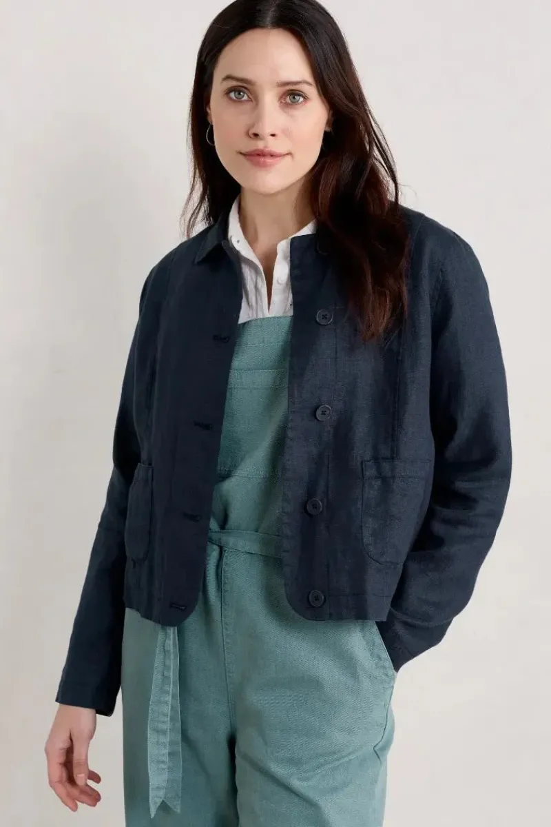 Seasalt Cornwall Jackets & Coats|Trousers<Arame Linen Jacket