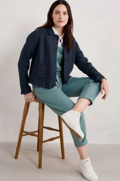 Seasalt Cornwall Jackets & Coats|Trousers<Arame Linen Jacket