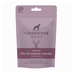 Trilanco Dog Treats|Dog Treats<The Innocent Hound Sliced Venison Sausage Treats