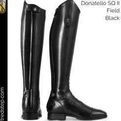Tredstep Long Riding Boots<Donatello SQII Field Boot - Black (TALL HEIGHT)