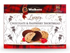 Walkers Food<Half Coated Dark Chocolate & Raspberry Shortbread 160g