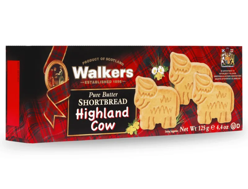 Walkers Food<Shortbread Highland Cow Carton